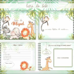 Livro do Bebê Safari Aquarela