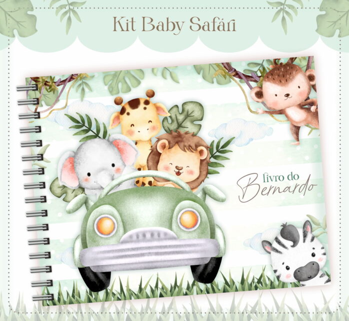 Livro do Bebê Safari Baby Menino
