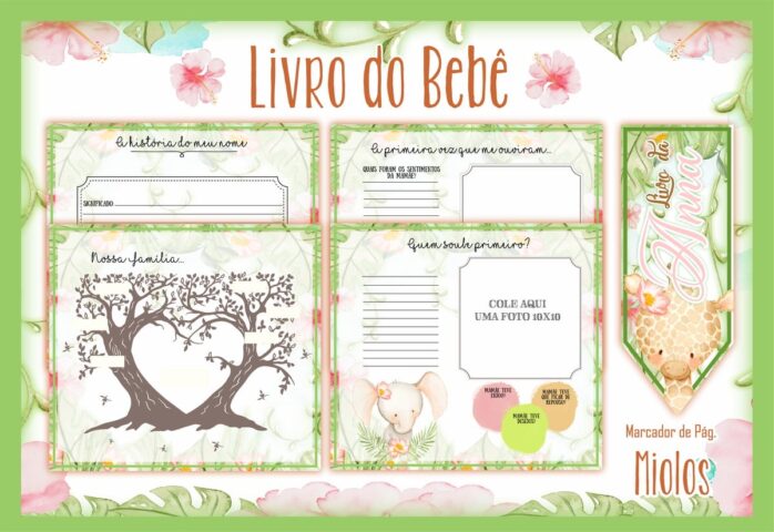 Livro do Bebê Safari Menina I