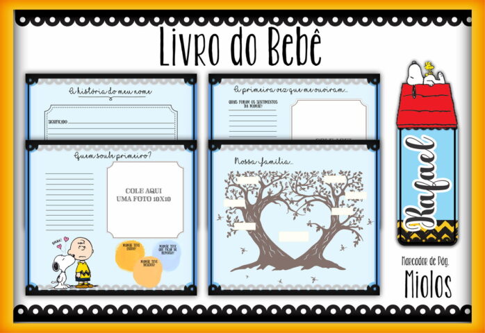 Livro do Bebê Snoopy