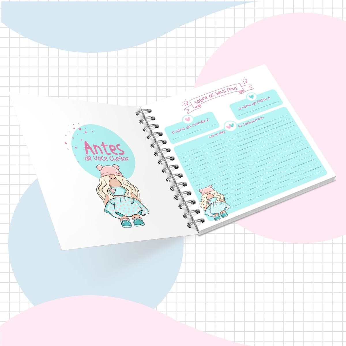 Livro do Bebê Tilda Kit Digital Editável e Personalizável 2 Livro do Bebê Tilda Kit Digital Editável e Personalizável - Imagem 2