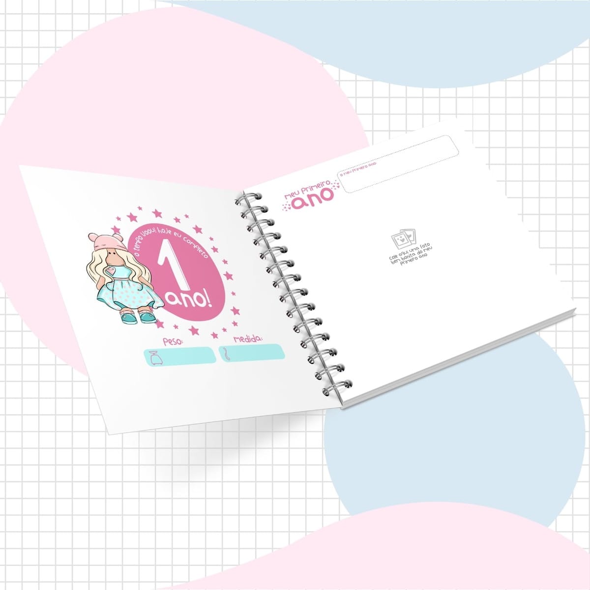 Livro do Bebê Tilda Kit Digital Editável e Personalizável 3 Livro do Bebê Tilda Kit Digital Editável e Personalizável - Imagem 3