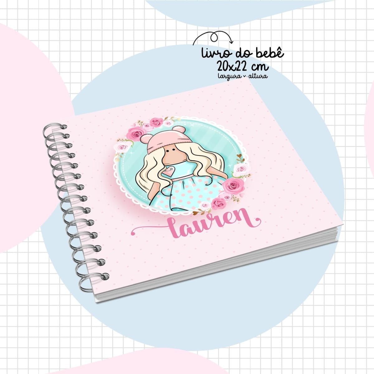 Livro do Bebê Tilda Kit Digital Editável e Personalizável 1 Livro do Bebê Tilda Kit Digital Editável e Personalizável
