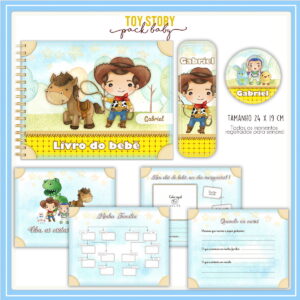 Livro do Bebê Toy Story Digital para Personalizar