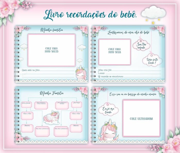 Livro do Bebê Unicórnio