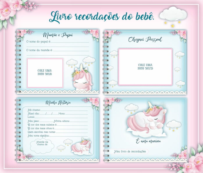 Livro do Bebê Unicórnio