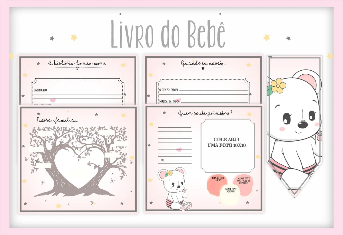Livro do Bebê Ursinha BABY