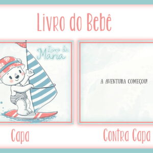 Livro do Bebê Ursinha Surfista