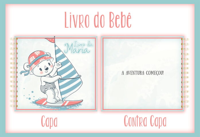 Livro do Bebê Ursinha Surfista