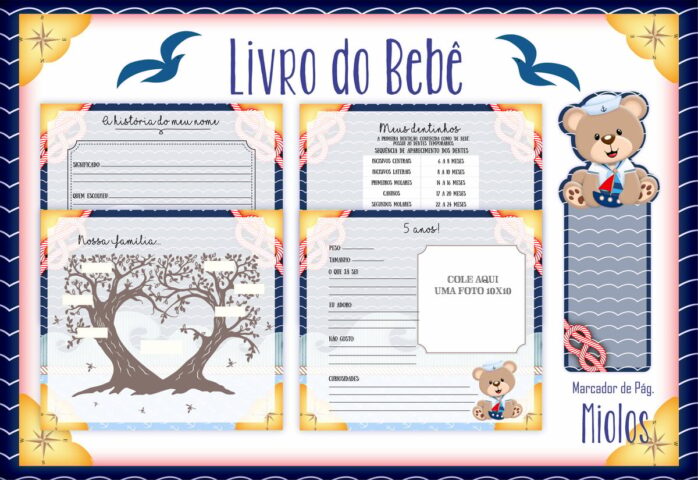 Livro do Bebê Ursinho Marinheiro