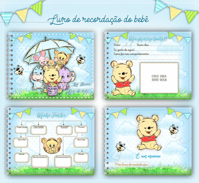 Livro do Bebê Ursinho Pooh