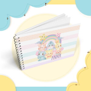 Livro do Bebê Ursinho Pooh Menina Digital para Imprimir