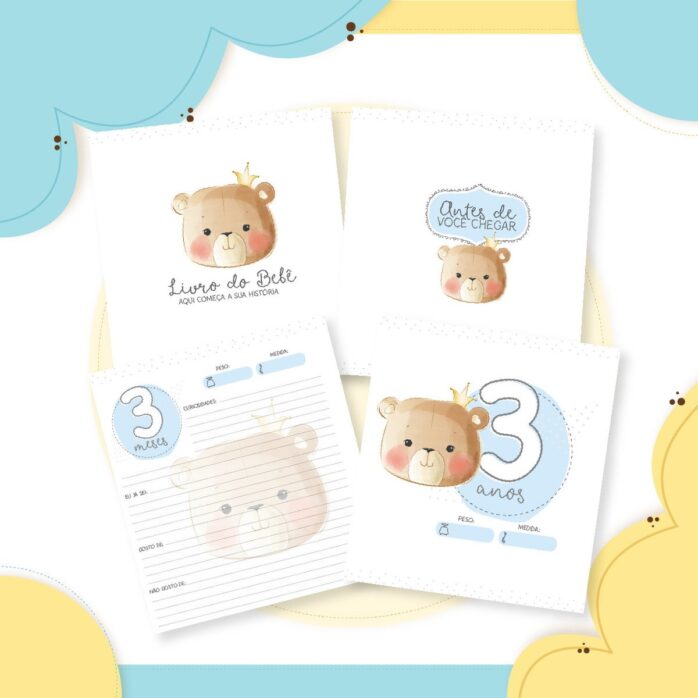 Livro do Bebê Ursinho Príncipe