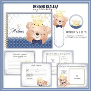 Livro do Bebê Ursinho Realeza