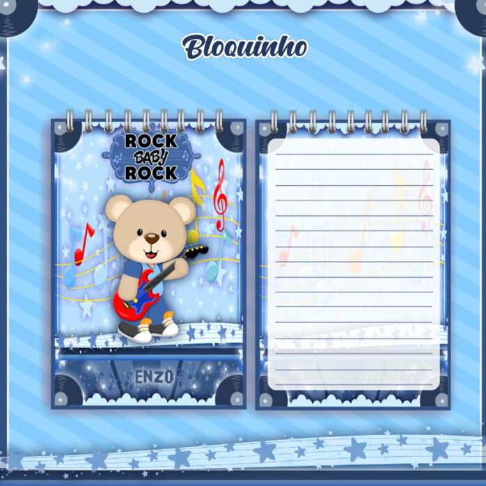 Livro do Bebê Ursinho Rock