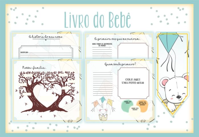 Livro do Bebê Ursinho Voador