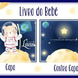 Livro do Bebê Urso Astronauta 8 Livro do Bebê Urso Astronauta