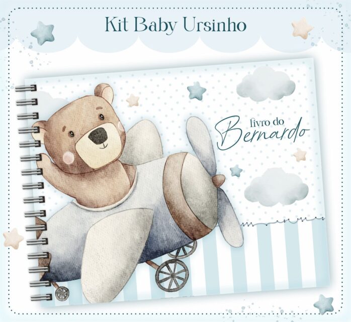 Livro do Bebê Urso Baby Menino
