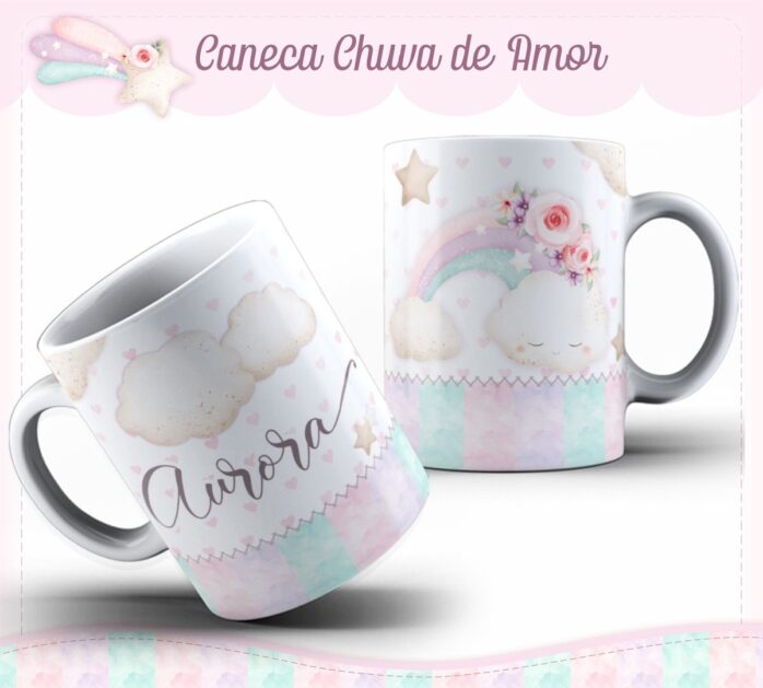 Livro e Caderneta Chuva de Amor Rosinha