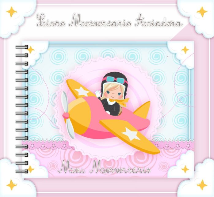 Livro Mesversário Aviadora