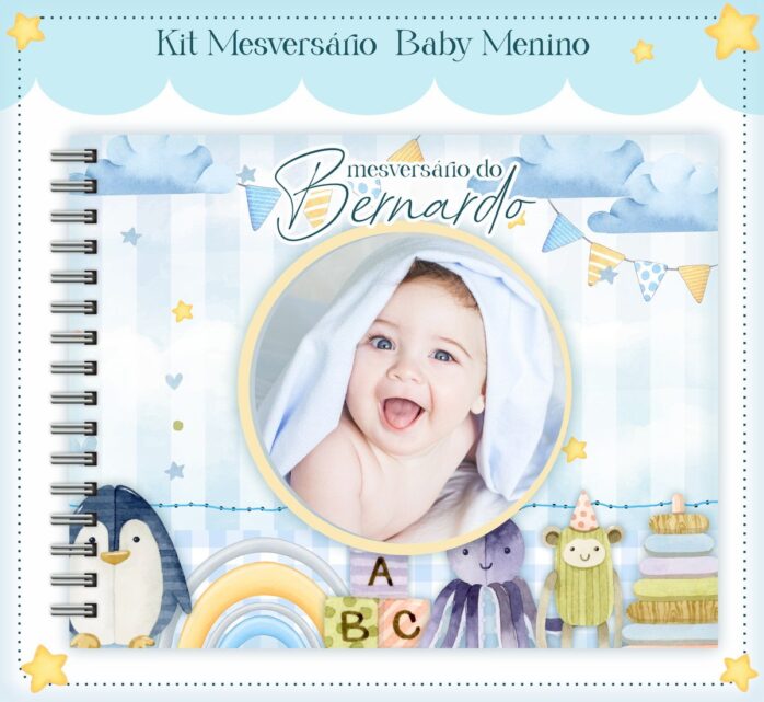 Livro Mesversário Baby Menino