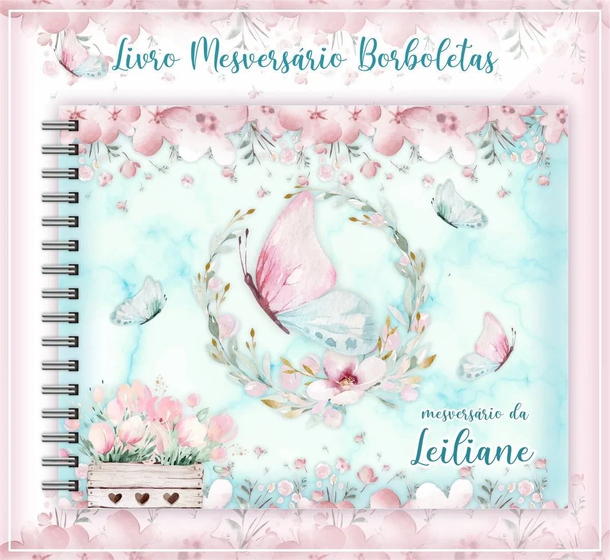 Livro Mesversário Borboletas