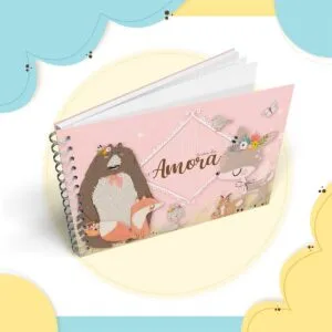 Livro Mêsversário Bosque Menina 17 Livro Mêsversário Bosque Menina