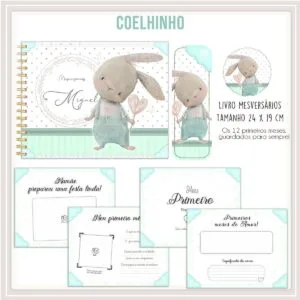Livro Mesversário Coelhinho 3 Livro Mesversário Coelhinho