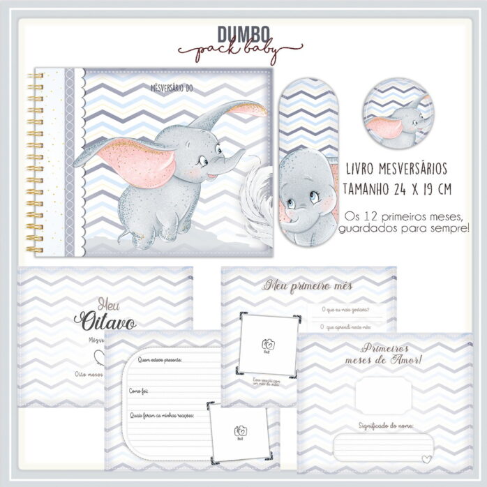 Livro Mesversário Dumbo