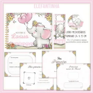 Livro Mesversário Elefantinha 26 Livro Mesversário Elefantinha