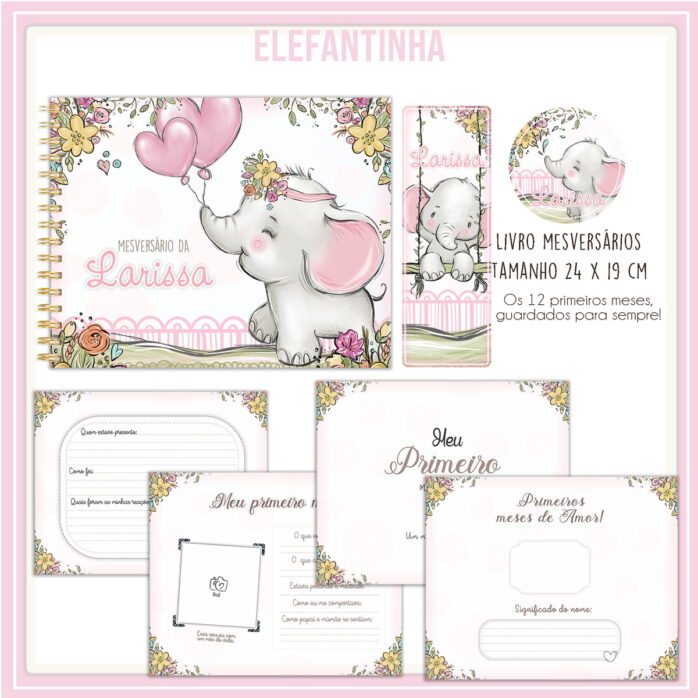 Livro Mesversário Elefantinha