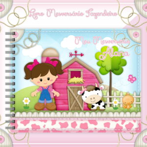 Livro Mesversário Fazendinha Menina