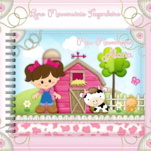 Livro Mesversário Fazendinha Menina 14 Livro Mesversário Fazendinha Menina