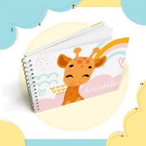 Livro Mêsversário Girafinha 13 Livro Mêsversário Girafinha