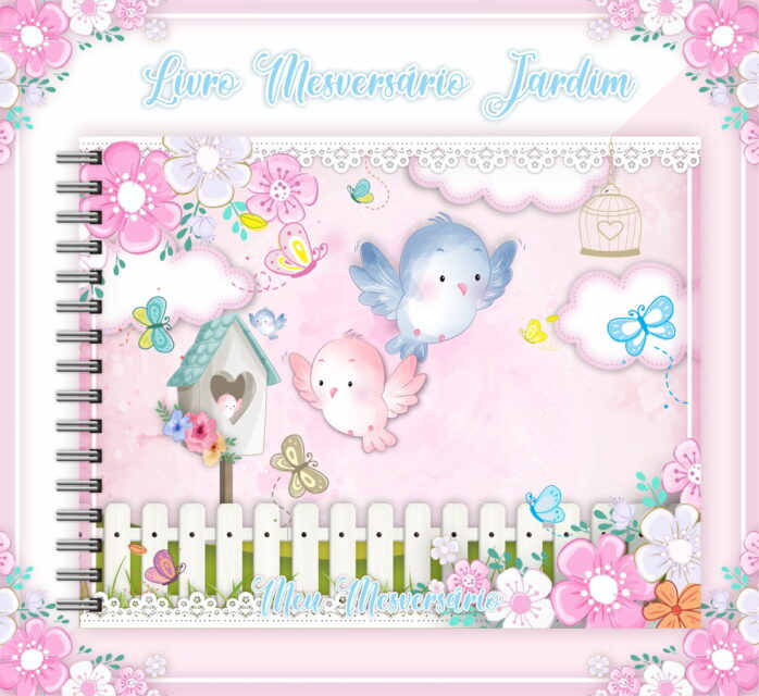 Livro Mesversário Jardim