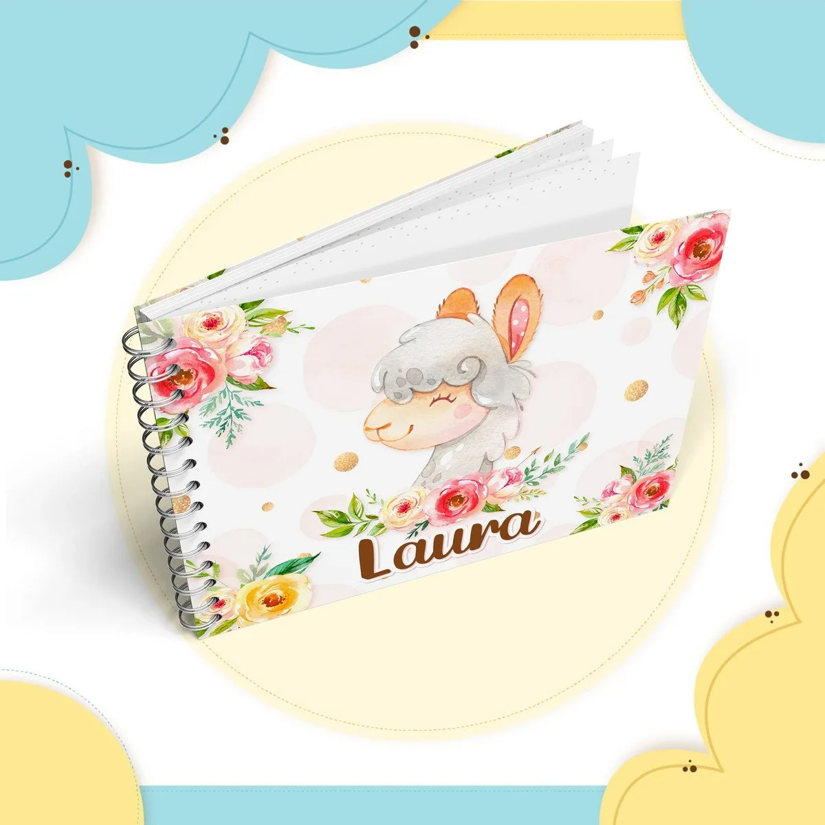 Livro Mêsversário Lhama 1 Livro Mêsversário Lhama