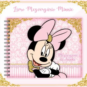 Livro Mesversário Minnie Rosa