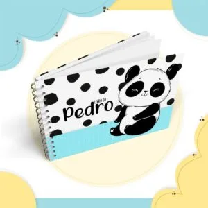 Livro Mêsversário Panda Menino 22 Livro Mêsversário Panda Menino