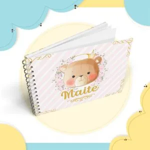Livro Mêsversário Ursinha Princesa 7 Livro Mêsversário Ursinha Princesa