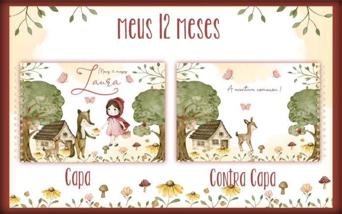 Livro Meus 12 Meses Chapeuzinho Vermelho