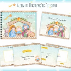 Livro Recordações Bebê Religioso