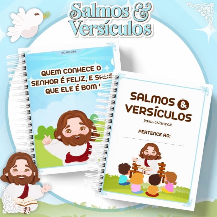 Livro Salmos e Versículos para Crianças