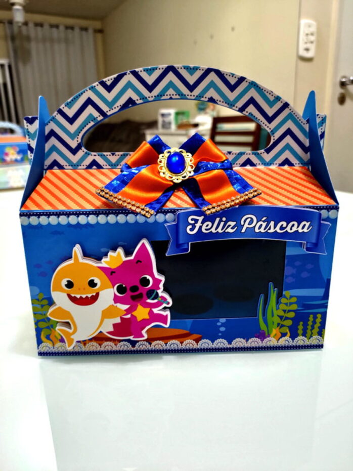 Maletinha Páscoa Baby Shark