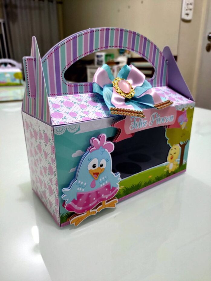 Maletinha Páscoa Galinha Pintadinha