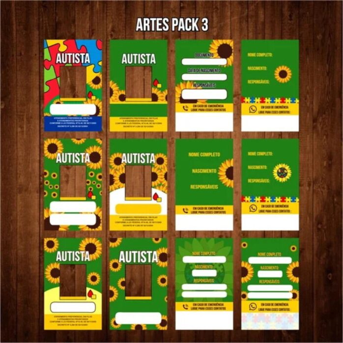 Mega Pack Crachá Autismo