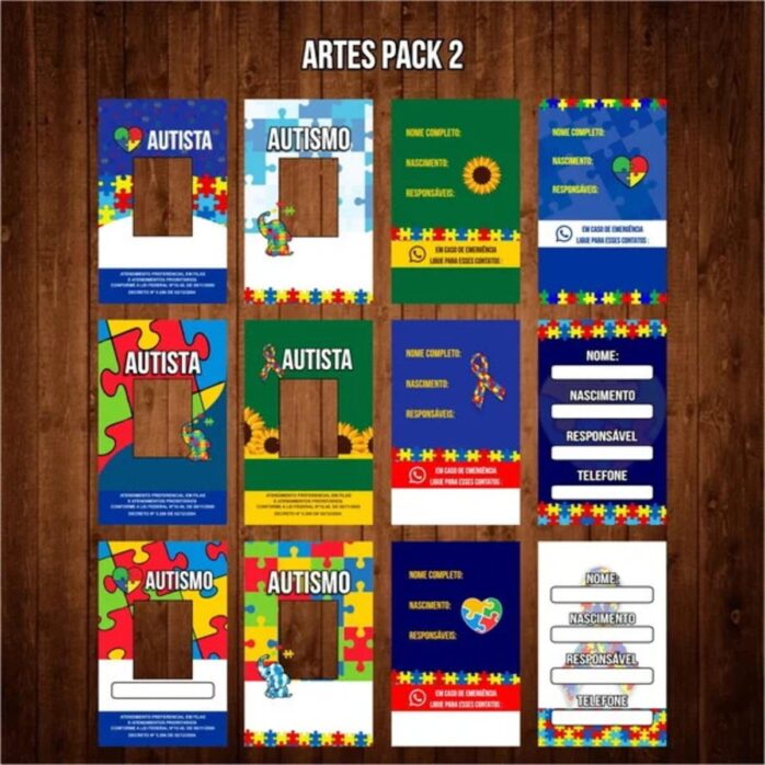 Mega Pack Crachá Autismo