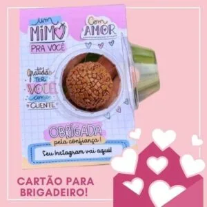 Mimo Cliente Card Blister Brigadeiro- Arquivo Digital