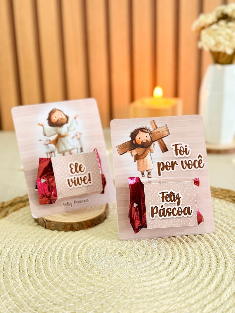 Mimos de Páscoa Cristã Artes Digitais para Imprimir 4 Mimos de Páscoa Cristã Artes Digitais para Imprimir - Imagem 4