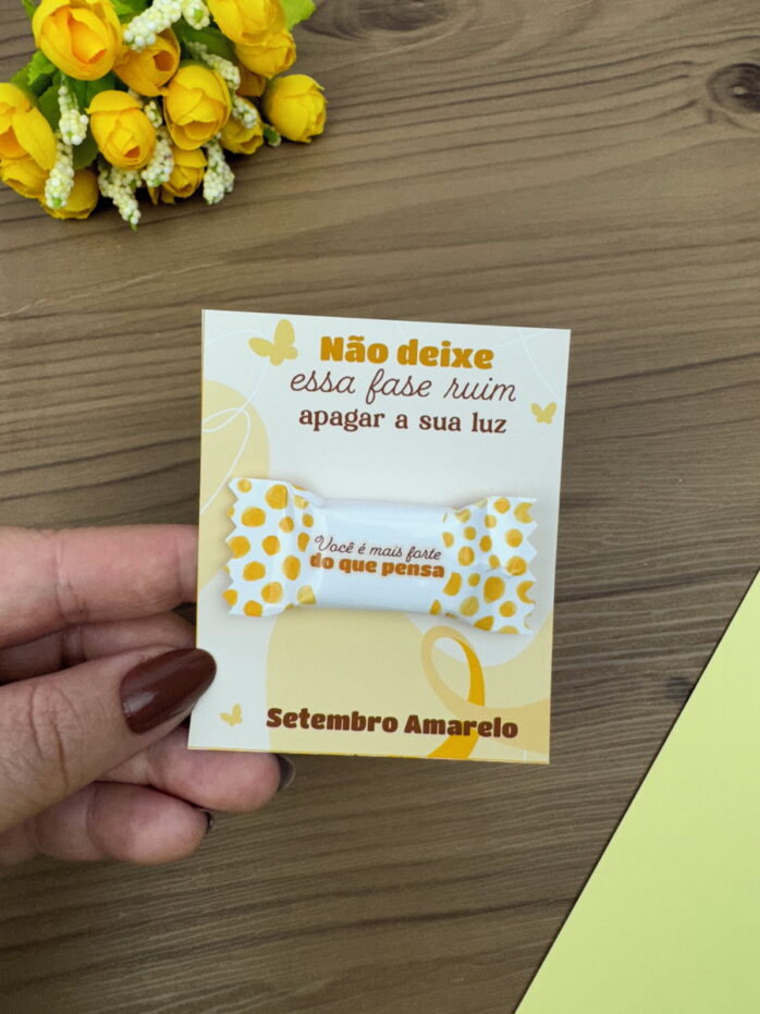 Mimos de Setembro Amarelo - Png e pdf
