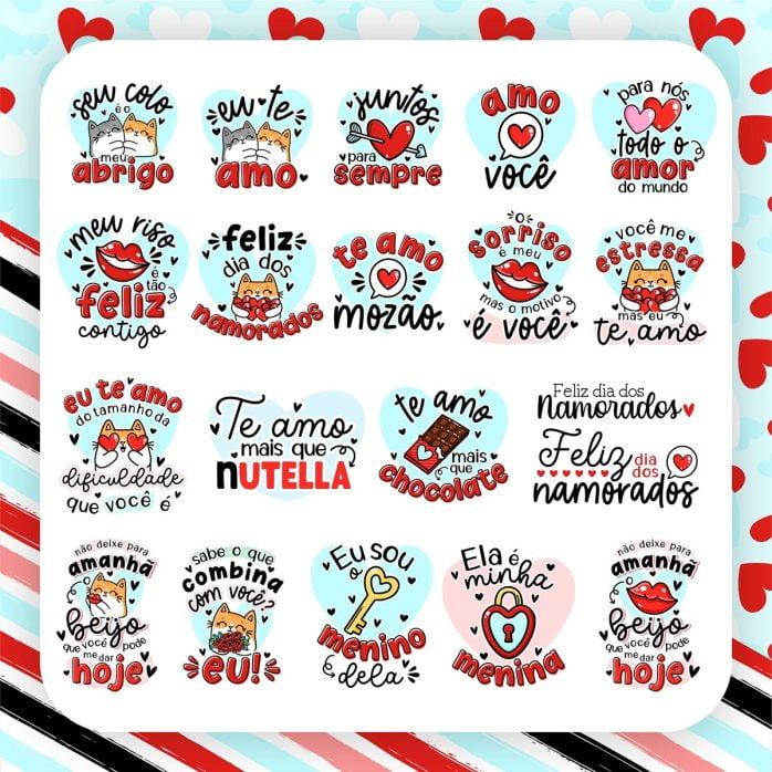 Mimos Dia Dos Namorados Arquivos Digitais P/ Personalizados